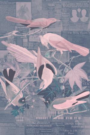 Bird paper violet 24-101